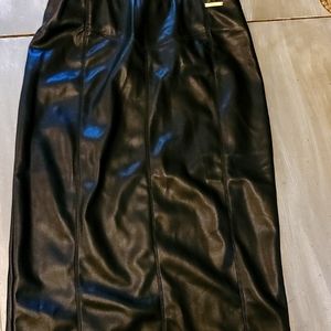 Marc Jacob's faux leather wiggle mini skirt xs